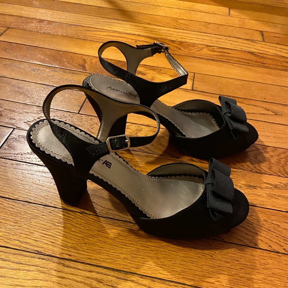 **Alternate location** Black heels